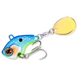 Spinner Hengjia VIB – Cebo giratorio metálico multigramo para pesca