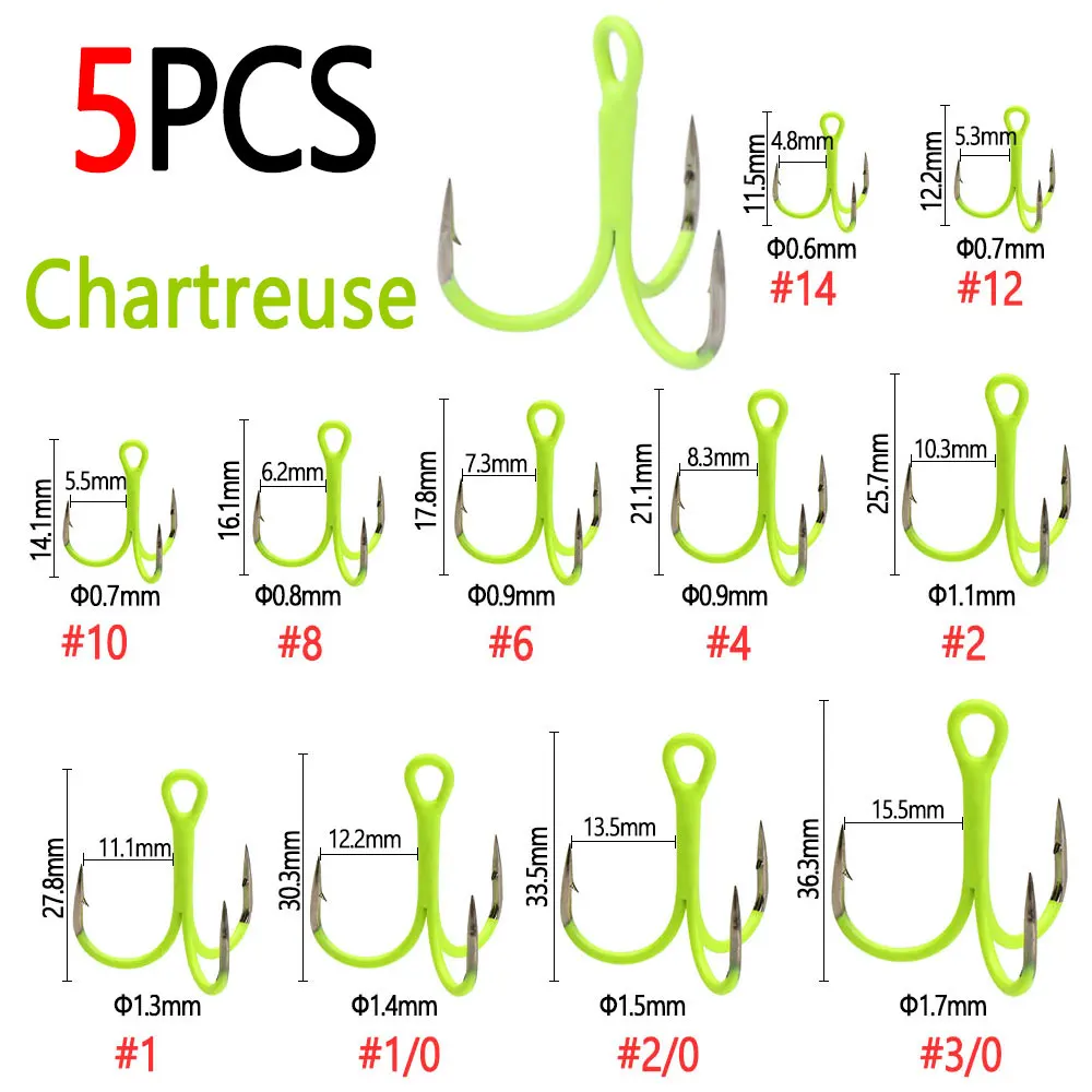 5pcs UV Chartreuse