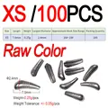 XS100pcs Raw Color