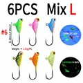 6pcs Mix L