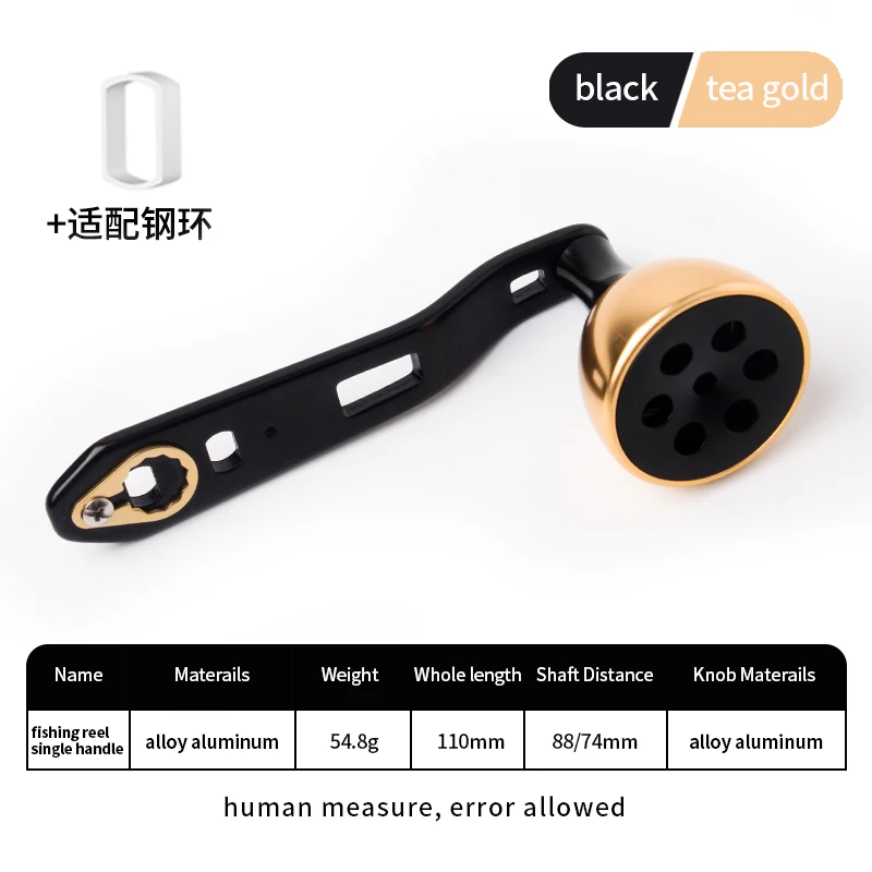 black tea gold 7x4mm