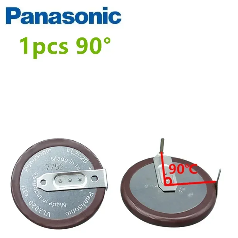 Baterías recargables Panasonic VL2020 para llave BMW con patas 90°