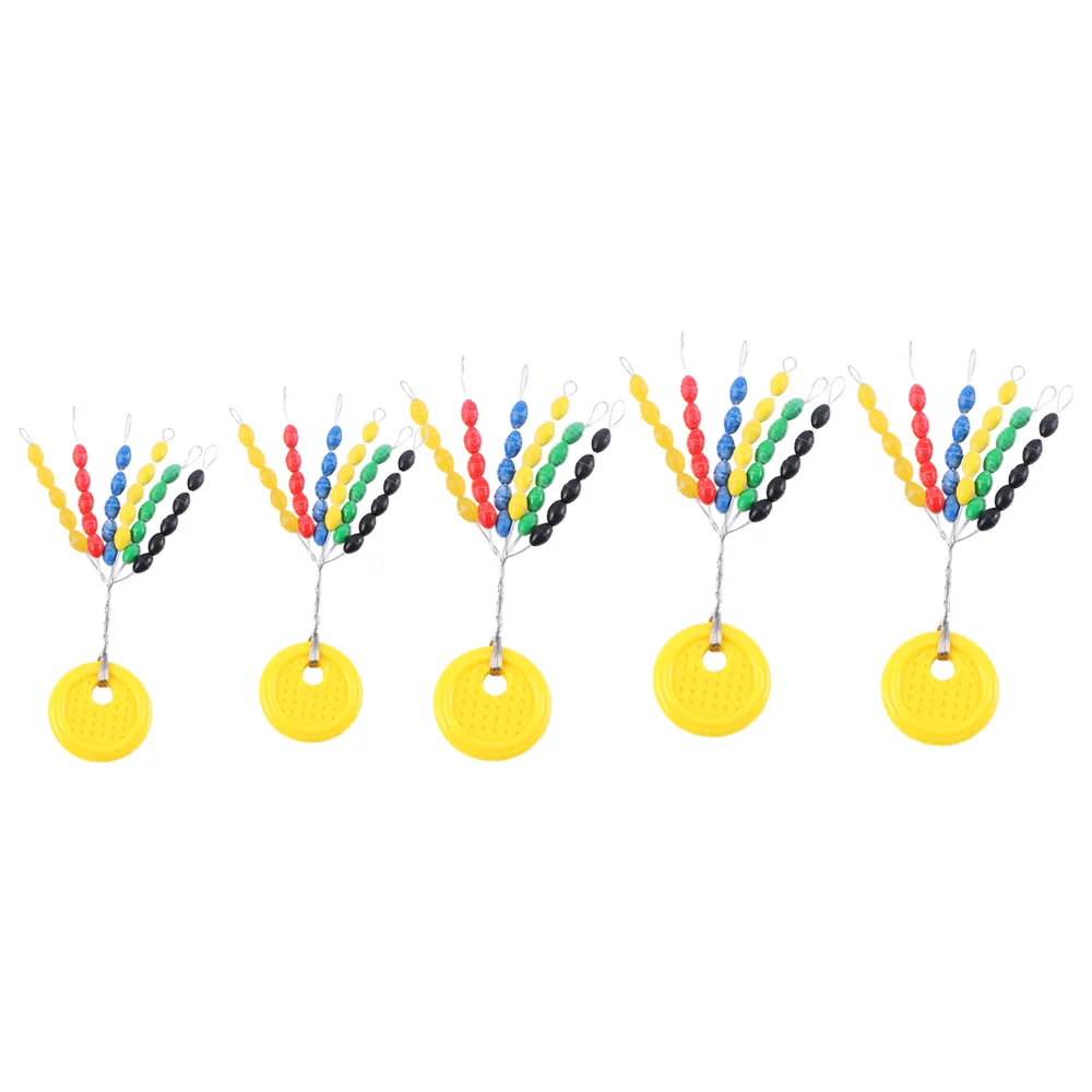 Flotador de goma para topes de bolas espaciales, tapón ovalado, línea de conector, boyas de pesca, accesorios de pesca, 150 Uds. - imagen 5