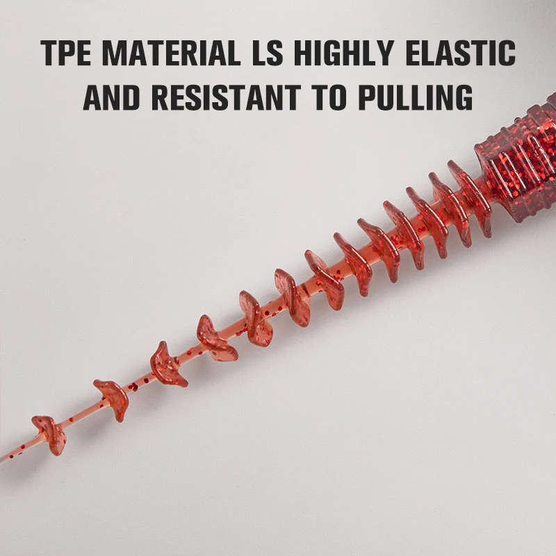 ZUKIBO-cebo de palo de 55/65/75mm, señuelo de camarón de plástico suave, cebo Artificial de gusano, señuelo de sábalo de silicona para pesca de lubina, Swimbait de silicona - imagen 4