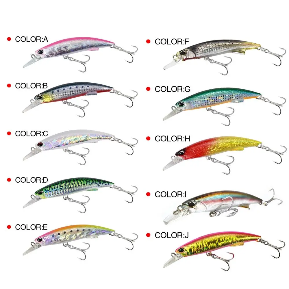 Cebos Crankbaits para pesca al aire libre, señuelo de fundición larga útil, cebos para pececillos, anzuelos para pececillos, Invierno - imagen 5