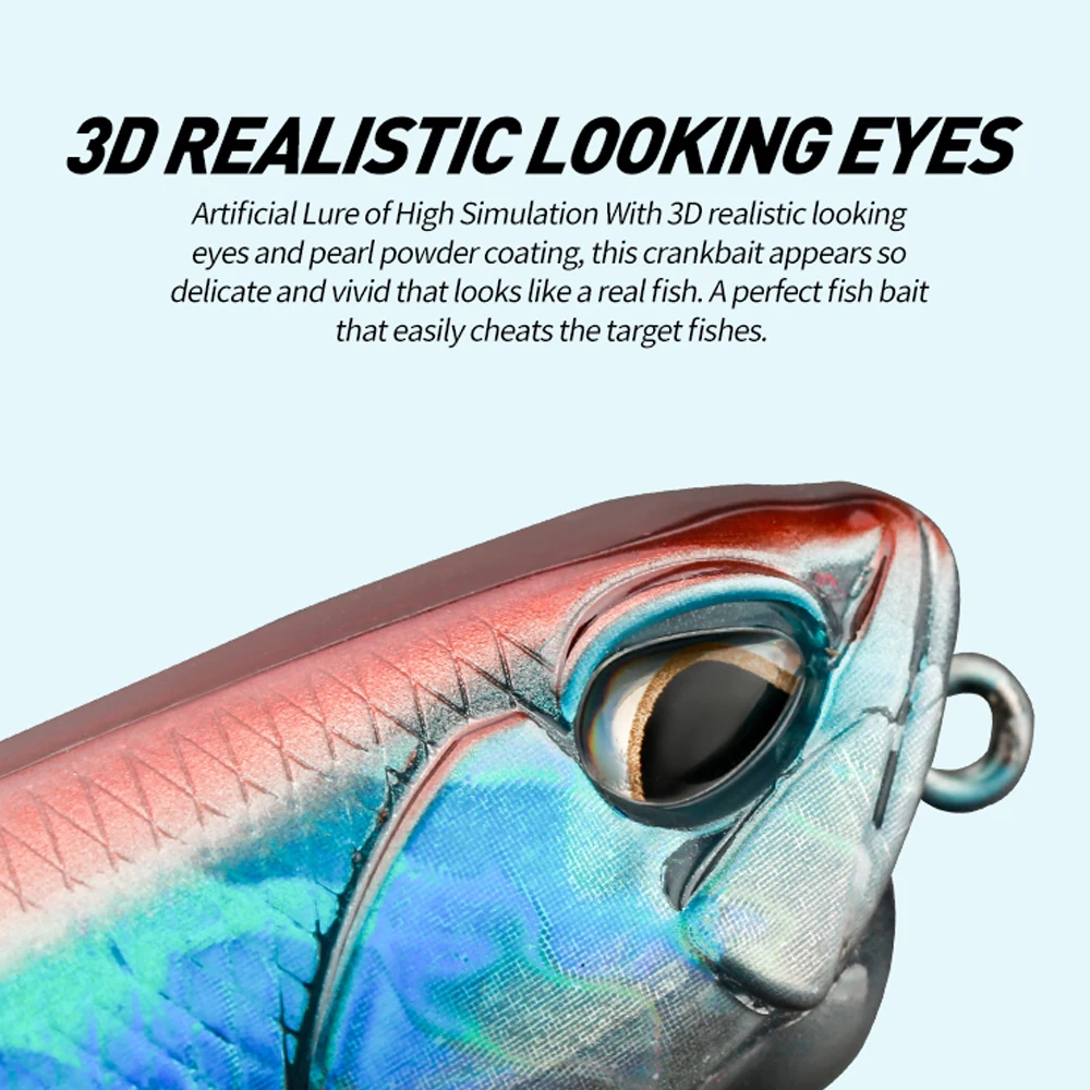 Experimente el arte realista de este señuelo de pesca realista