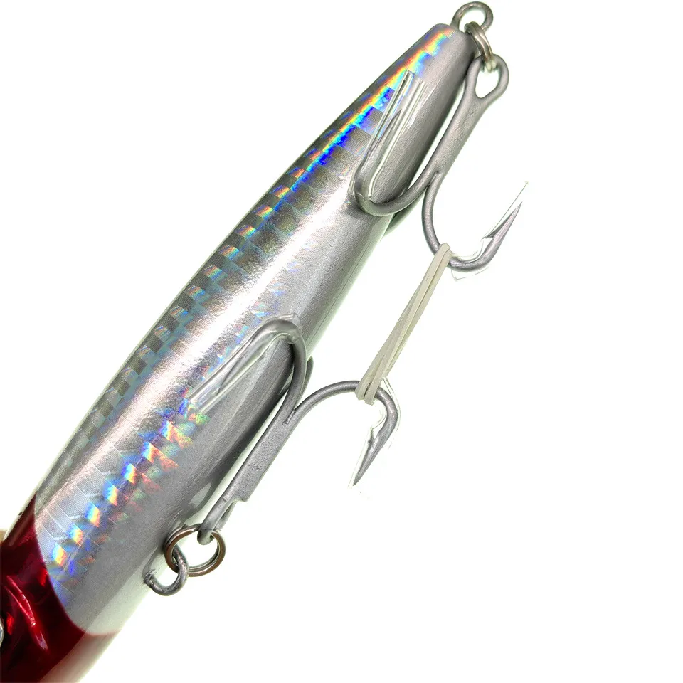 Wobblers de 25g para curricán/Lucio/pez, señuelo de pesca flotante, aparejos Swimbait, cebo Artificial grande, señuelos duros - imagen 4