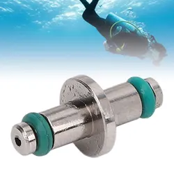 Válvula de ventilación para cilindro de buceo de acero inoxidable