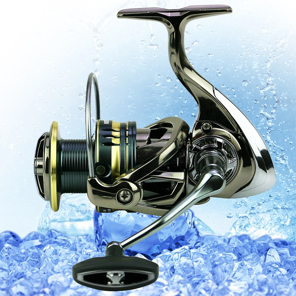 Carrete de pesca de agua salada, bobina giratoria de 1000, 2000, 3000, 4000, 5000, 6000 - imagen 5