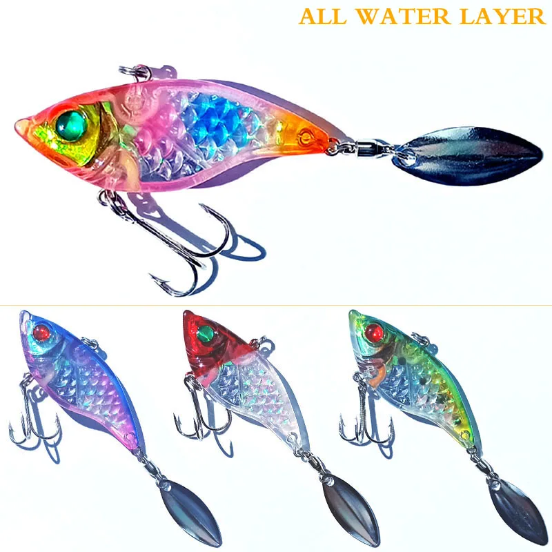 Señuelo de plástico duro VIB, anzuelo de pesca afilado, lubina, caballa, pargo, corvina amarilla, nuevo, 15G, 21g, 28G