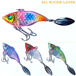 Señuelo de plástico duro VIB, anzuelo de pesca afilado, lubina, caballa, pargo, corvina amarilla, nuevo, 15G, 21g, 28G