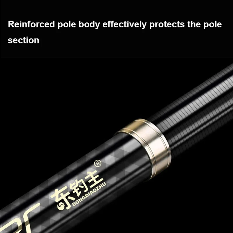 Caña de pescar superdura, 2,1 m, 2,4 m, 2,7 m, 3,0 m, de carbono de alta calidad, giratoria, para Baitcasting, bote de viaje, ultraligera, 20-150g - imagen 4