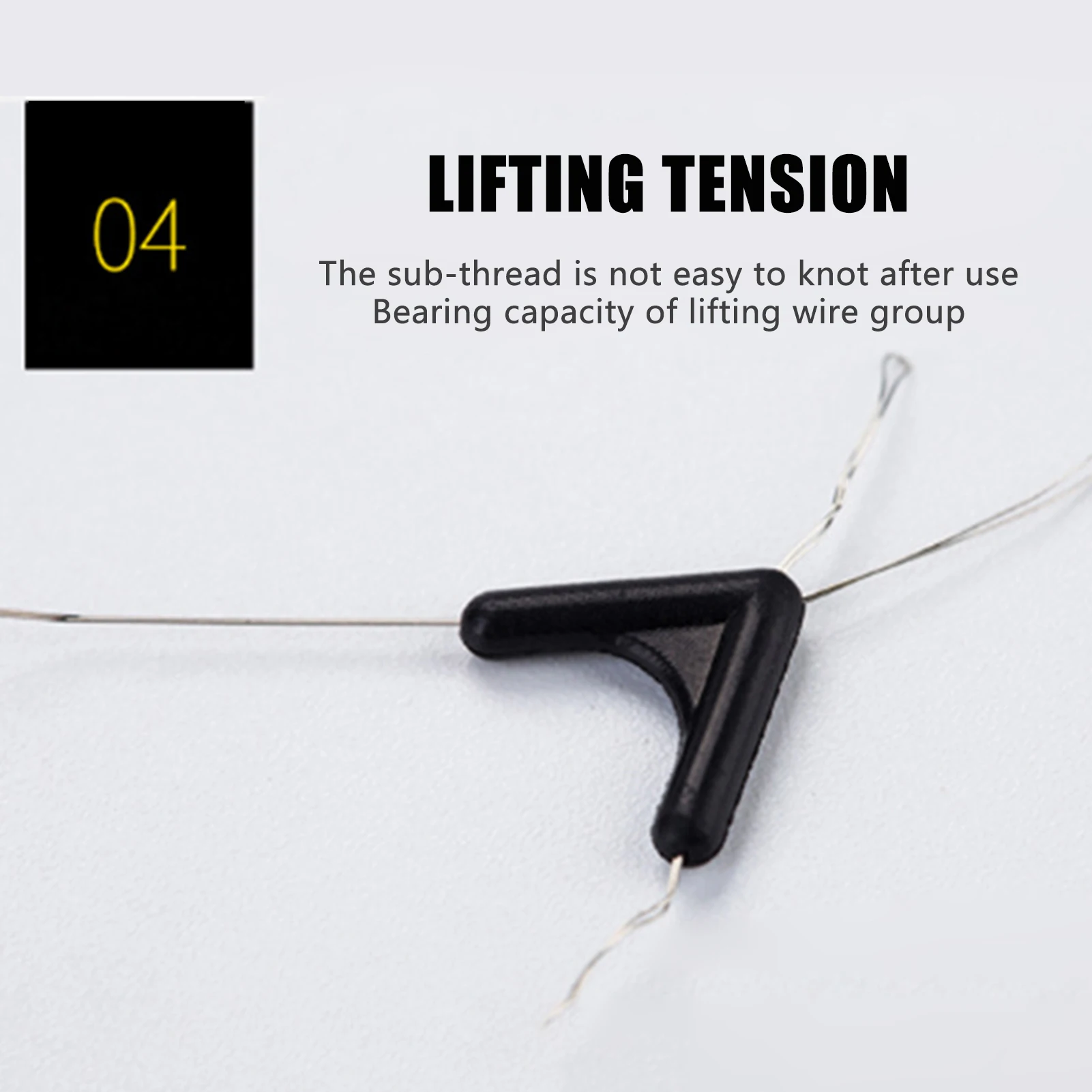 50 unids/set de divisores de línea secundaria de pesca, dispositivo de Contactor de anzuelos dobles, ajuste y separación de bifurcaciones, accesorios de equipo de pesca - imagen 3