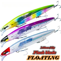 Señuelo Swimbait 145 mm 27 g Flotante para mar y agua dulce Minnow