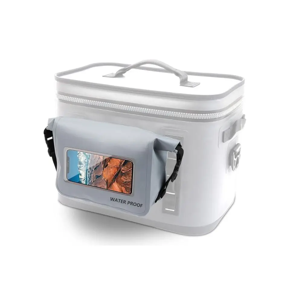 Bolsa seca impermeable de malla de PVC 500D, bolsa refrigeradora Universal a prueba de fugas para exteriores, con sujetadores de gancho y bucle 3L, bolsa enfriadora aislada - imagen 3