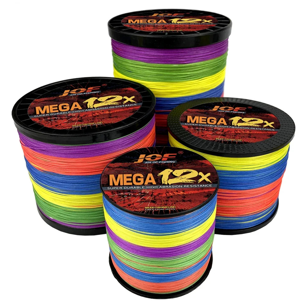 Línea de Pesca de mar/río de 300M, 500M, 12 hebras trenzadas, 25-120LB, cuerda de carpa antiexplosión extensible, flotabilidad completa, 0,16mm-0,55mm - imagen 4