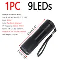 1PC 9LEDs