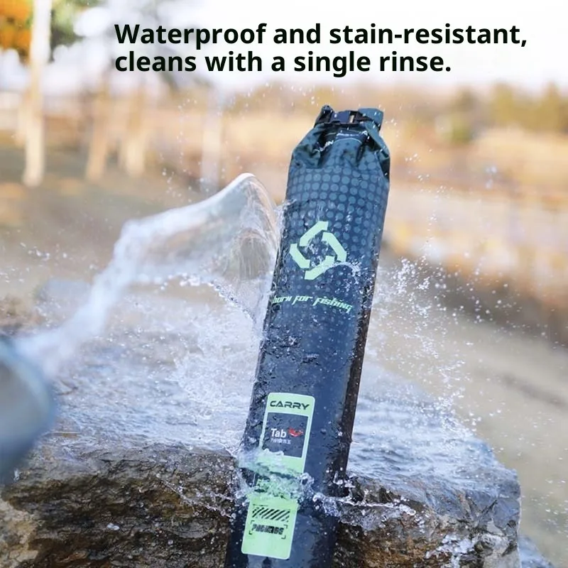 Bolsa para paraguas de pesca al aire libre, bolsa para caña de pescar, bolsa de almacenamiento integrada para aparejos de pesca, bolsa de almacenamiento plegable y liviana - imagen 3