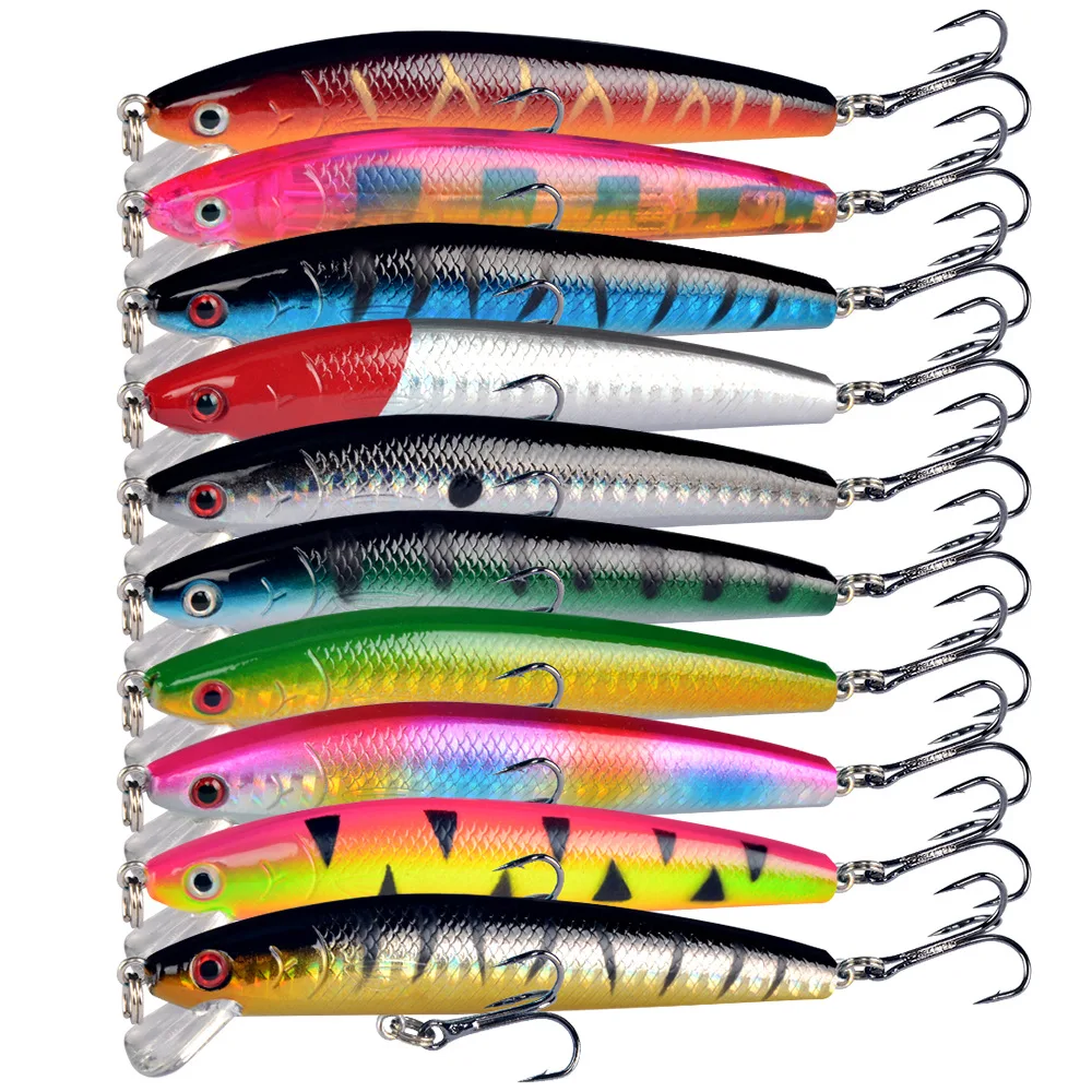 Jerkbait Minnow Crankbait, aparejos de pesca, Kit de cebo duro, Wobblers artificiales para Lucio, lubina, Swimbait, juego de Señuelos de Pesca de carpa - imagen 2