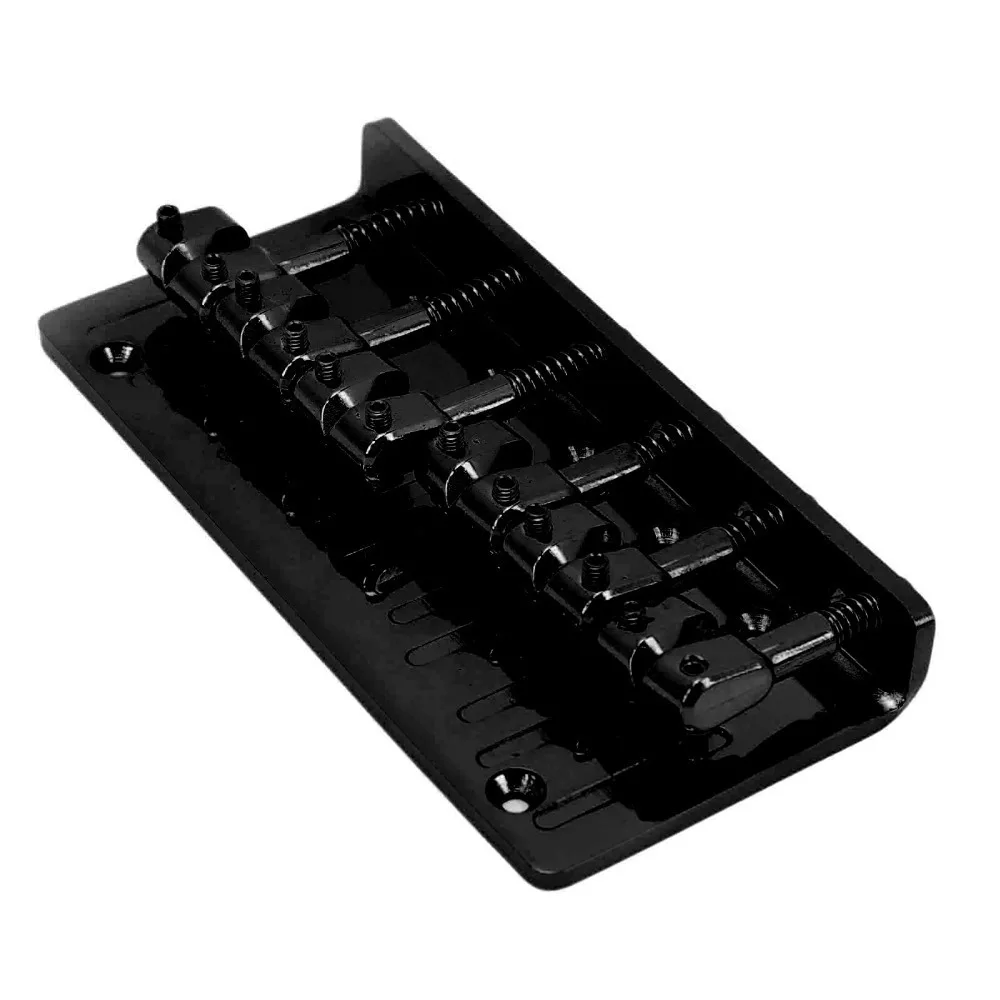 Puente bajo 6 cuerdas zinc – Sillines ajustables plata negro oro - imagen 5