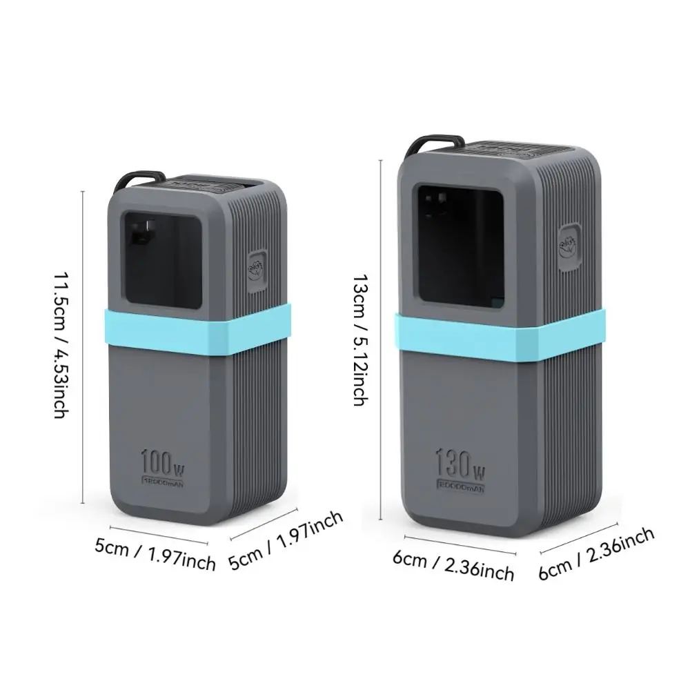 Funda de silicona a prueba de golpes, funda protectora portátil a prueba de polvo, suave para UGREEN Nexode Power Bank 20000mAh 130W/12000mAh 100W - imagen 3