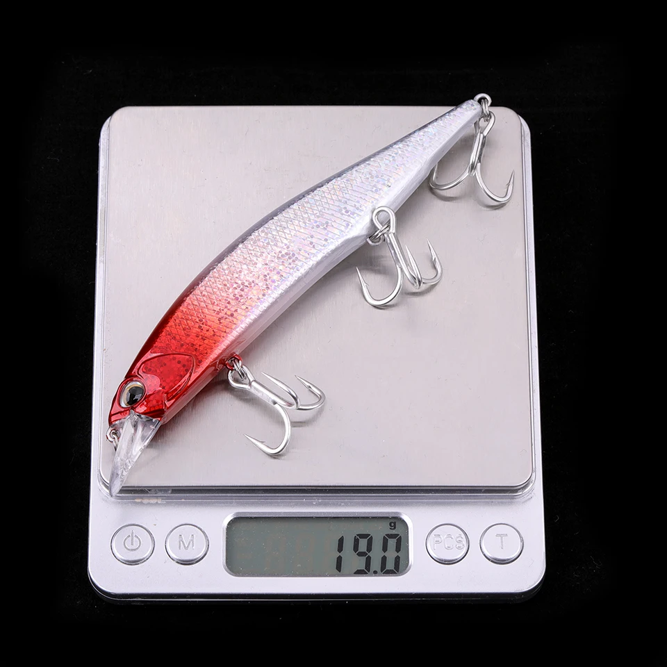 WALK FISH 13cm 19g Minnow Señuelos de Pesca ojos artificiales 3d flotante Swimbait Crankbaits cebos duros carpa mar Pesca aparejos de Pesca - imagen 4