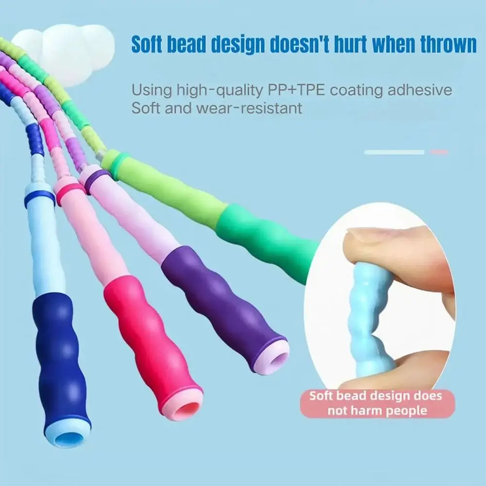 Cuerda de saltar PVC segmentada – Antienredos para fitness y gimnasio - imagen 4