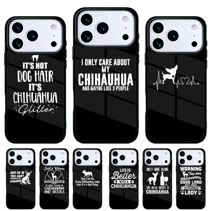 Funda para iPhone con diseño de Chihuahua – Compatible varios modelos