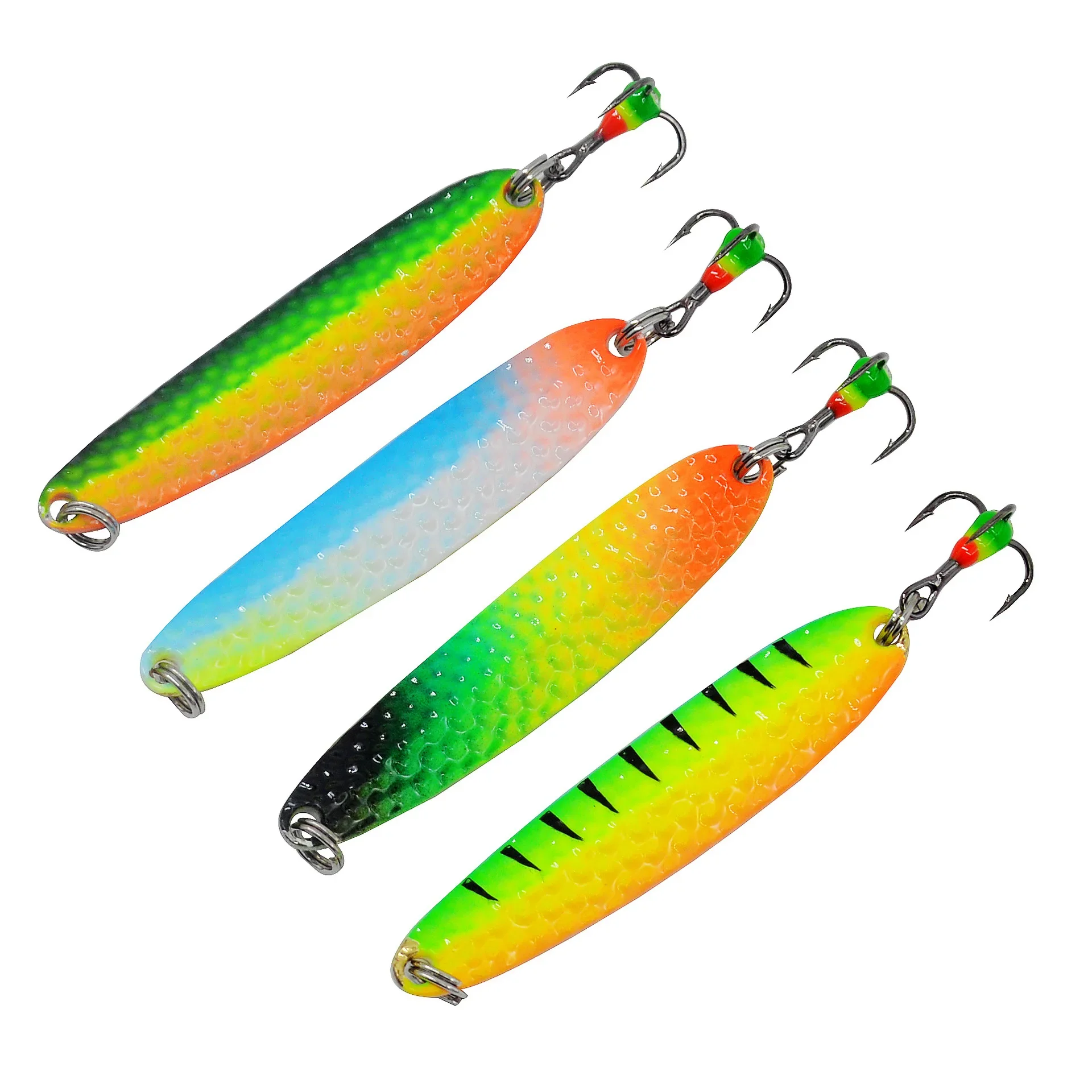 MUKUN 1 Uds nueva cuchara de Metal 10g señuelo de pesca en hielo para pesca en invierno Micro objeto cebo Artificial duro cebo de pesca señuelos - imagen 3