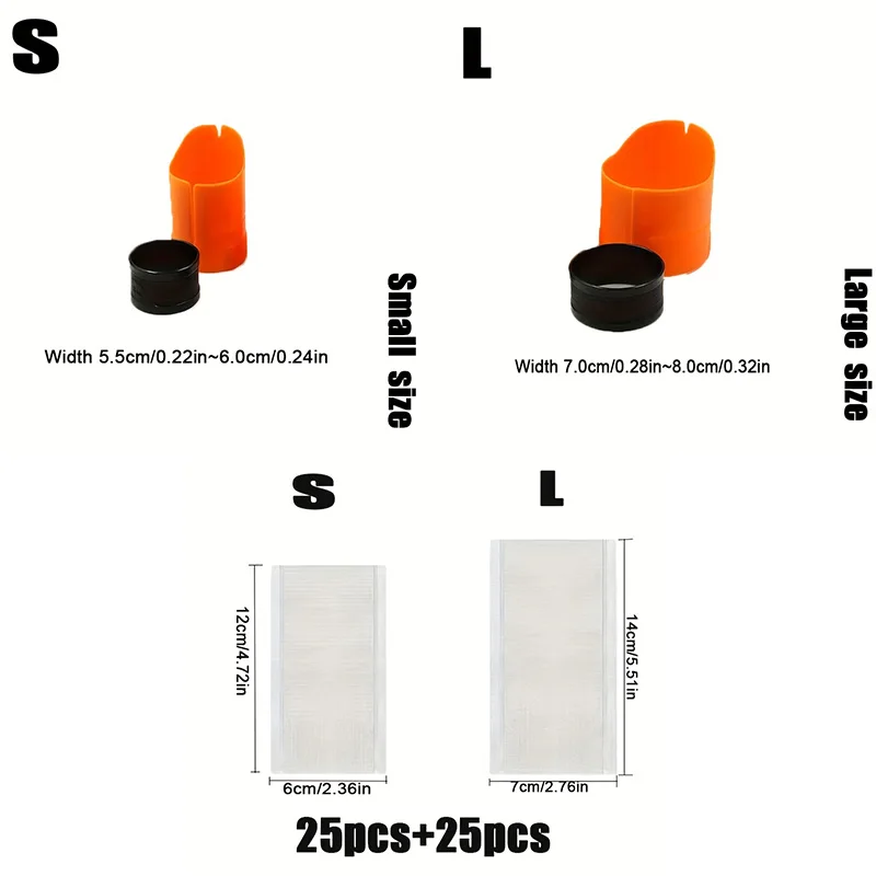 Kit PVA Carpa Deli Cebo Preciso – Bolsas ecológicas sin enredos - imagen 2