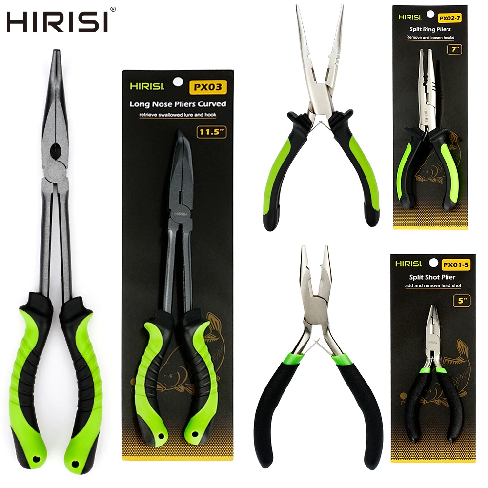 Alicates pesca Hirisi PX03 – Punta doblada acero inoxidable salada - imagen 4