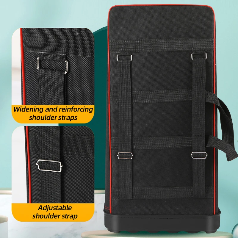 Bolsa de pesca, almacenamiento grande, entrenamiento de viajes al aire libre, senderismo, Camping, mochila, Base de carcasa dura, bolso de equipo de caña multifuncional - imagen 4