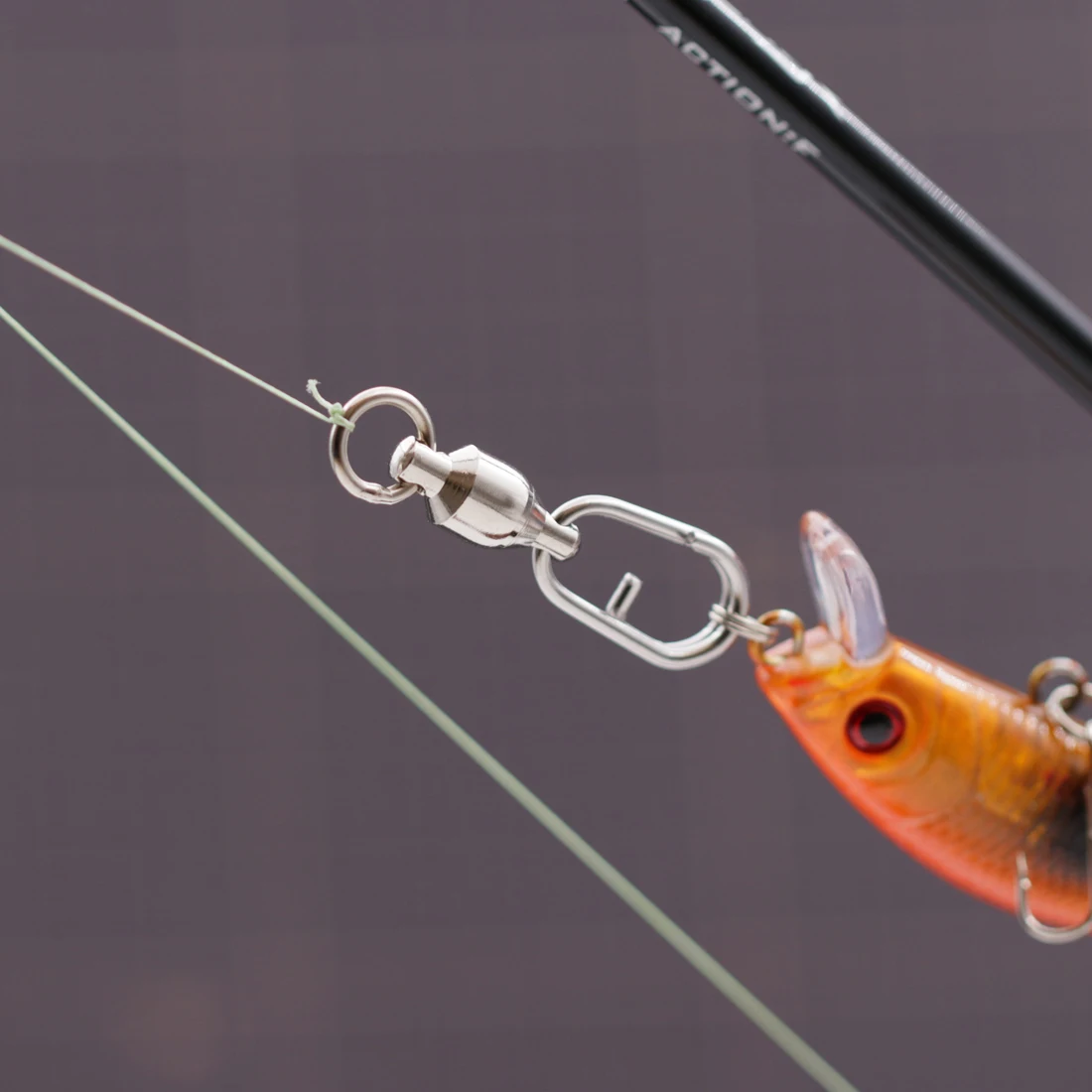 FishTrip 25 piezas de pesca giratoria con rodamiento de bolas giratorio de calamar Clip giratorio de agua salada con mosquetón de acero inoxidable - imagen 5