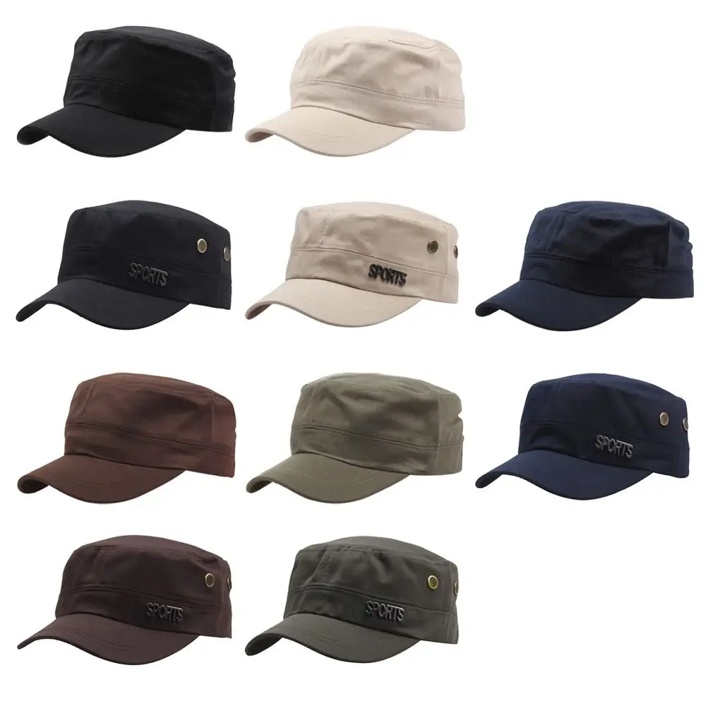 Gorra de pescador plana ajustable con acabado hueso - imagen 4