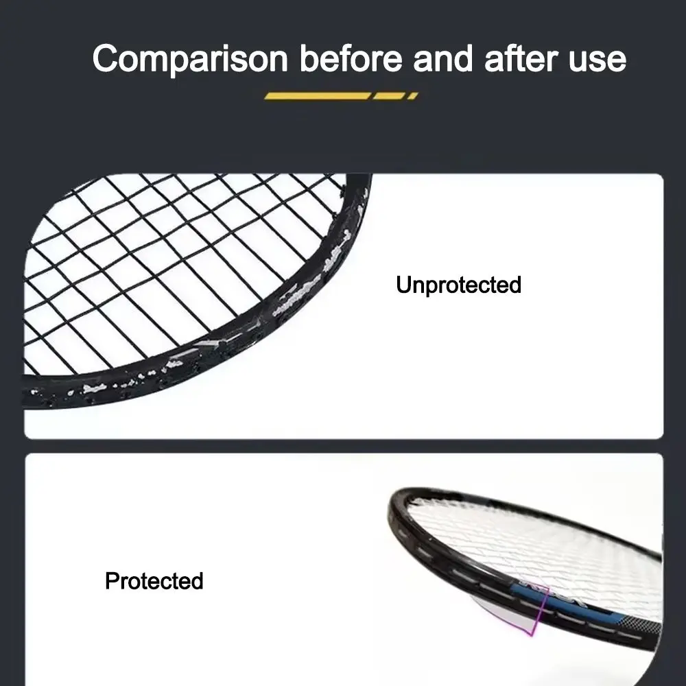 Cinta protectora transparente para raquetas – Pegatina anti‑desgaste invisible - imagen 2