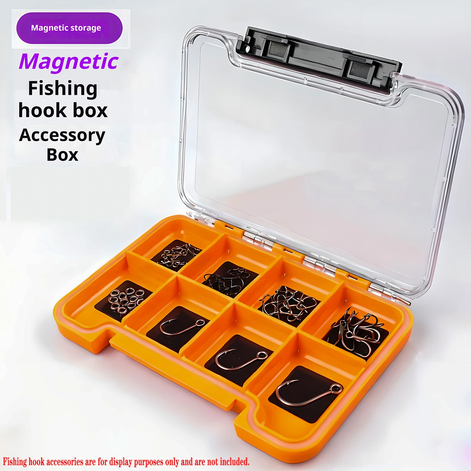 Caja de aparejos pesca varios compartimentos para anzuelos y señuelos - imagen 5