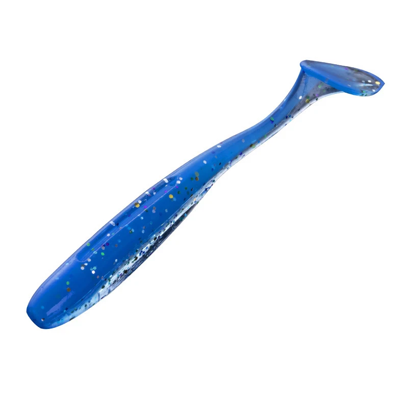 Sea Yolo-señuelo de pesca suave con cola en T, aparejos artificiales de doble Color para pesca de carpa, 5,5 cm/6,2 cm/7,2 cm, 50 unids/lote por paquete - imagen 5