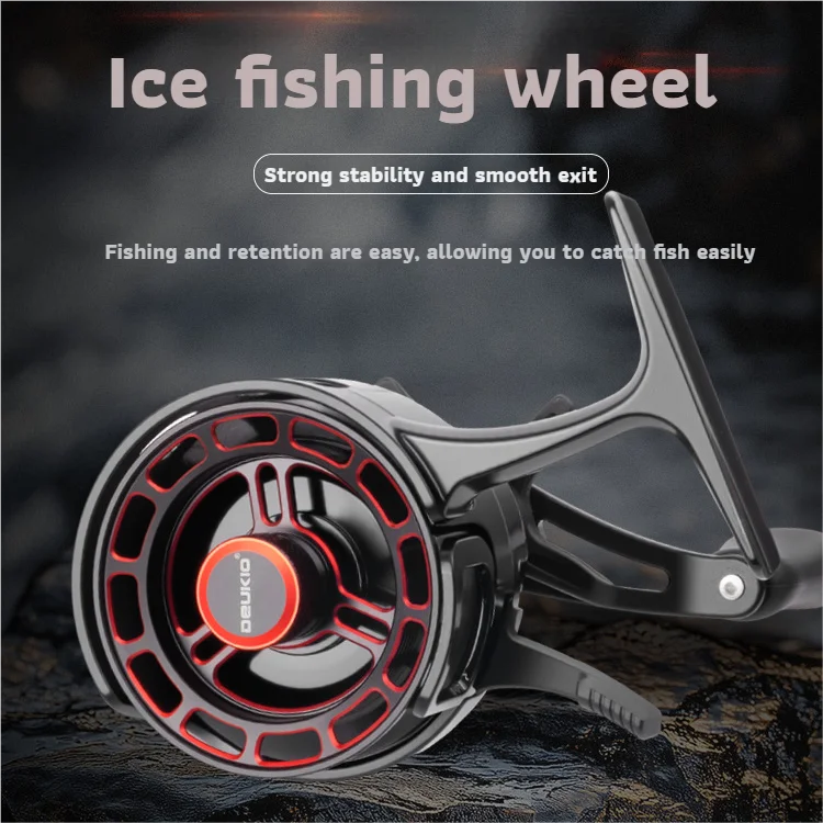 Carrete DEUKIO pie alto 3+1BB – Pesca en hielo y embarcación