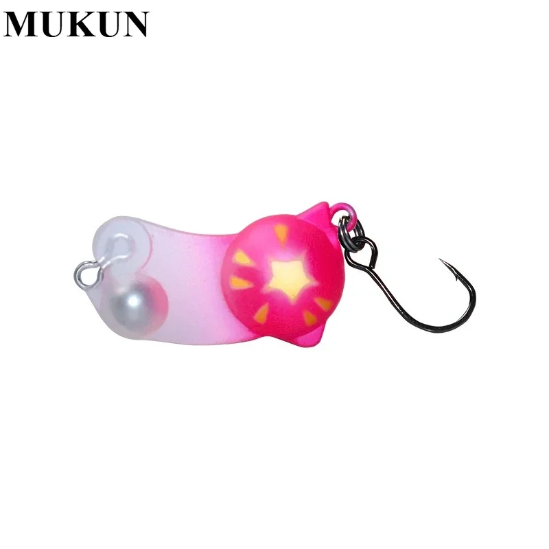 MUKUN, 1 Uds., Mini Señuelos de Pesca con lápiz que se hunden, 25mm, 2,5g, cebo duro pequeño, trucha Artificial, Lucio, aparejos de pesca Wobbler - imagen 4