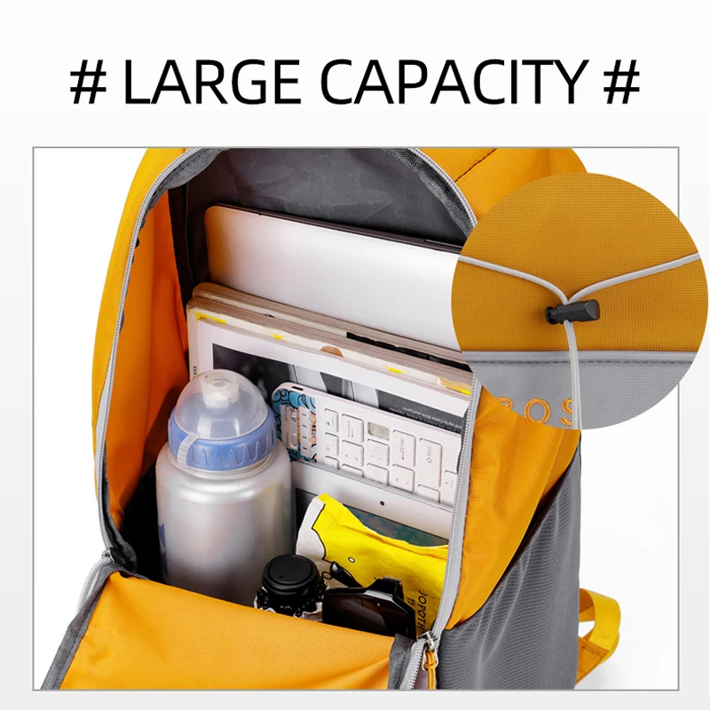 Mochila de pesca para viajes al aire libre, senderismo, escalada, Camping, deportes de ciclismo, almacenamiento grande para ordenador portátil, equipaje universitario para fin de semana - imagen 3