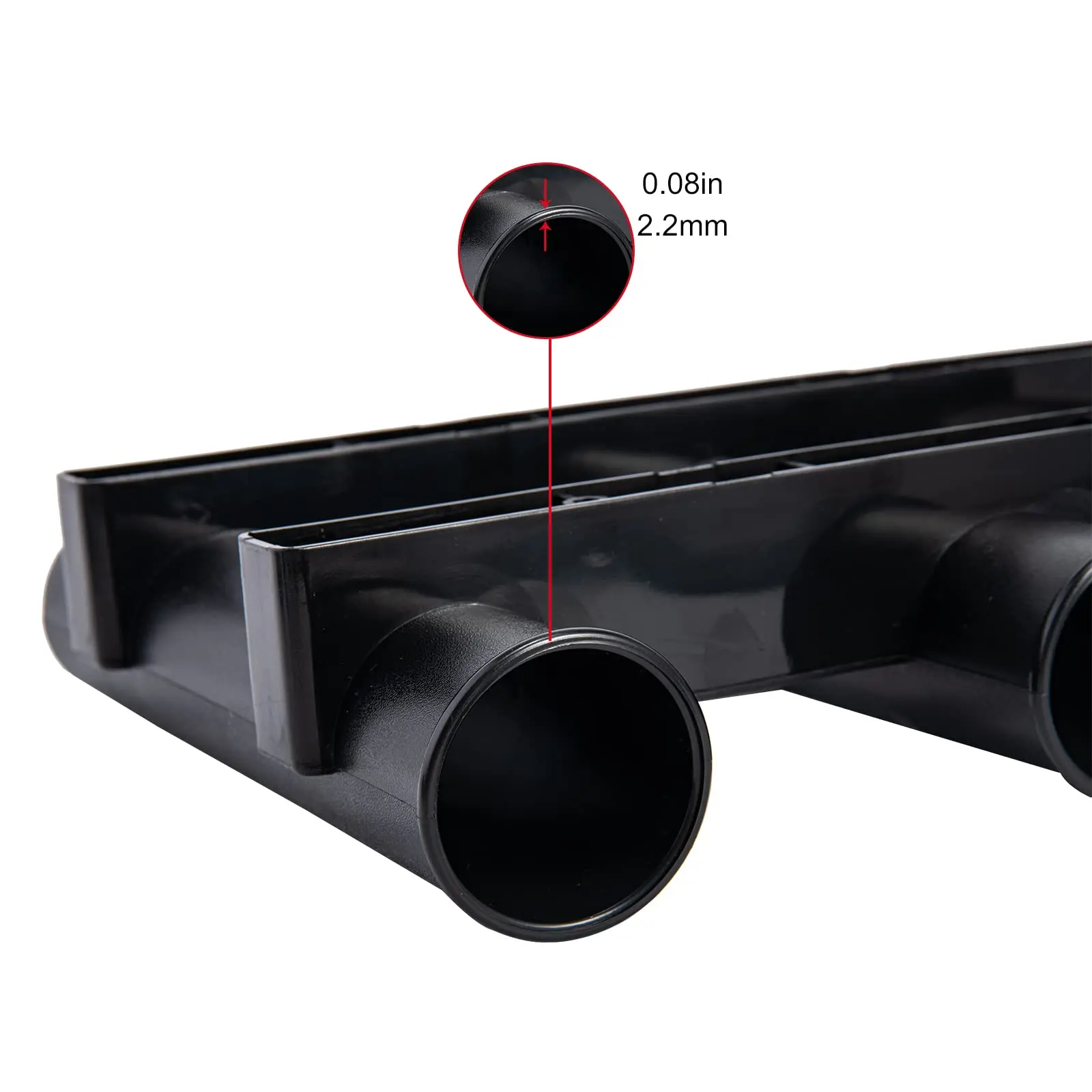 Goture, soporte portátil para caña de pescar de plástico para barco, soporte ligero giratorio duradero para montaje en tubo, accesorios para estante de enchufe - imagen 3