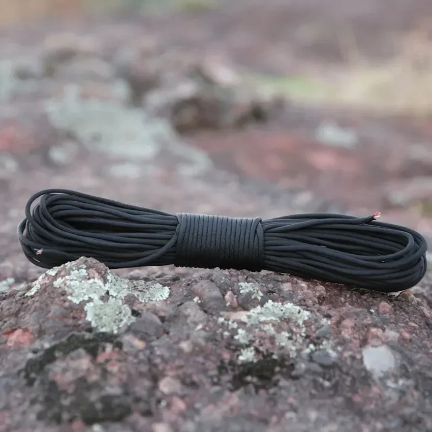 Cuerda de paracaídas Paracord de 9 núcleos y 4mm, cuerda de seguridad de rescate de emergencia para exteriores, cuerda multifuncional para escalar y acampar, tendedero para senderismo - imagen 2