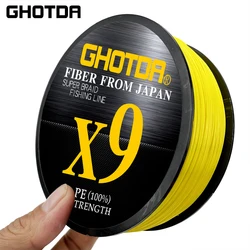 Ghotda X9 Sedal trenzado PE – Multiuso agua dulce y salada