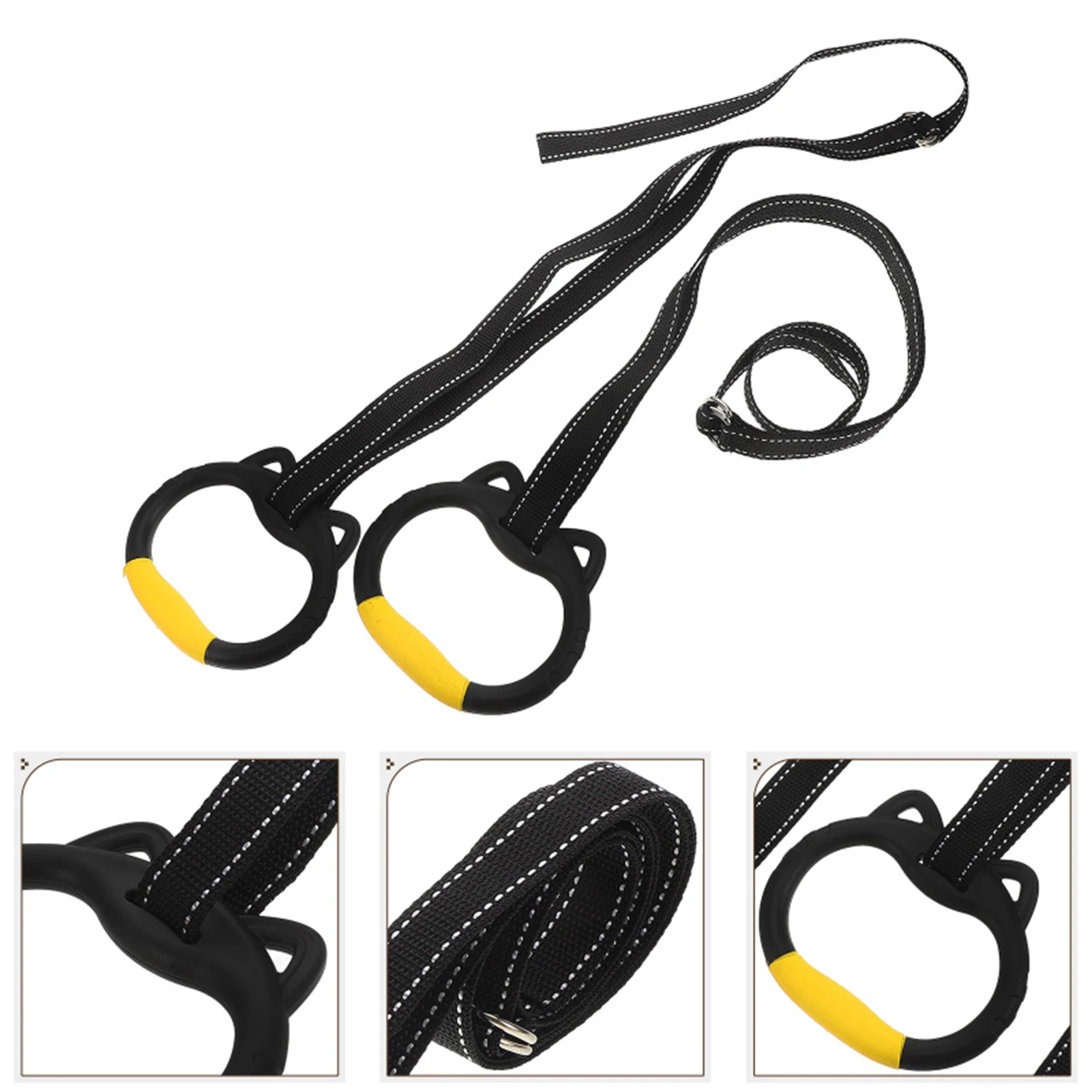 Anillos de Fitness para niños, anillos de Fitness para interiores, entrenamiento de fuerza del brazo para aumentar los anillos de elevación, accesorios deportivos para el hogar - imagen 3