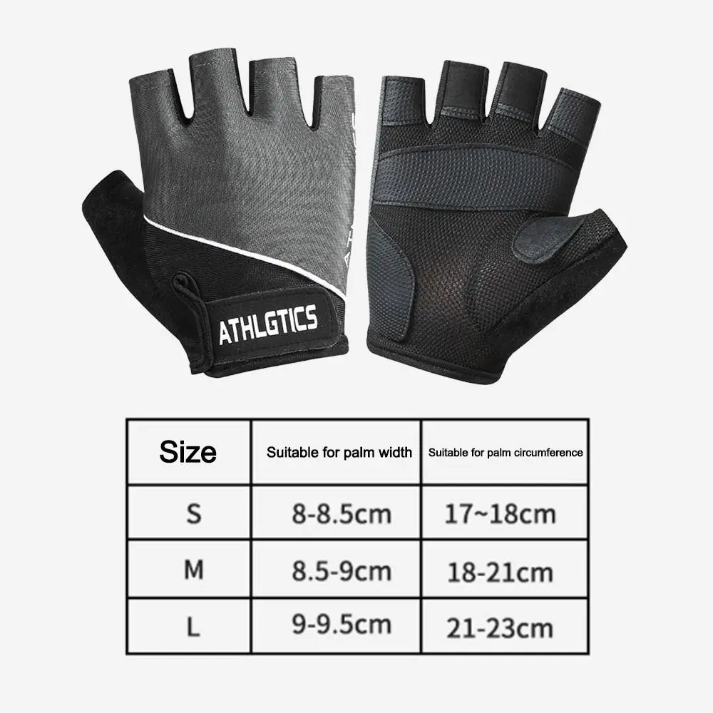 Guantes sin dedos transpirables para levantamiento de pesas, antideslizantes, finos, protector solar de verano, guantes de ciclismo, protección solar - imagen 4