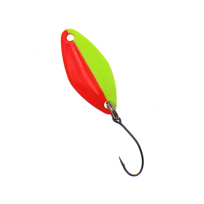 HISTOLURE 1 Uds cuchara para trucha 1,8g 26mm señuelos cuchara de pesca cebos cebo giratorio de metal color de dos lados - imagen 2