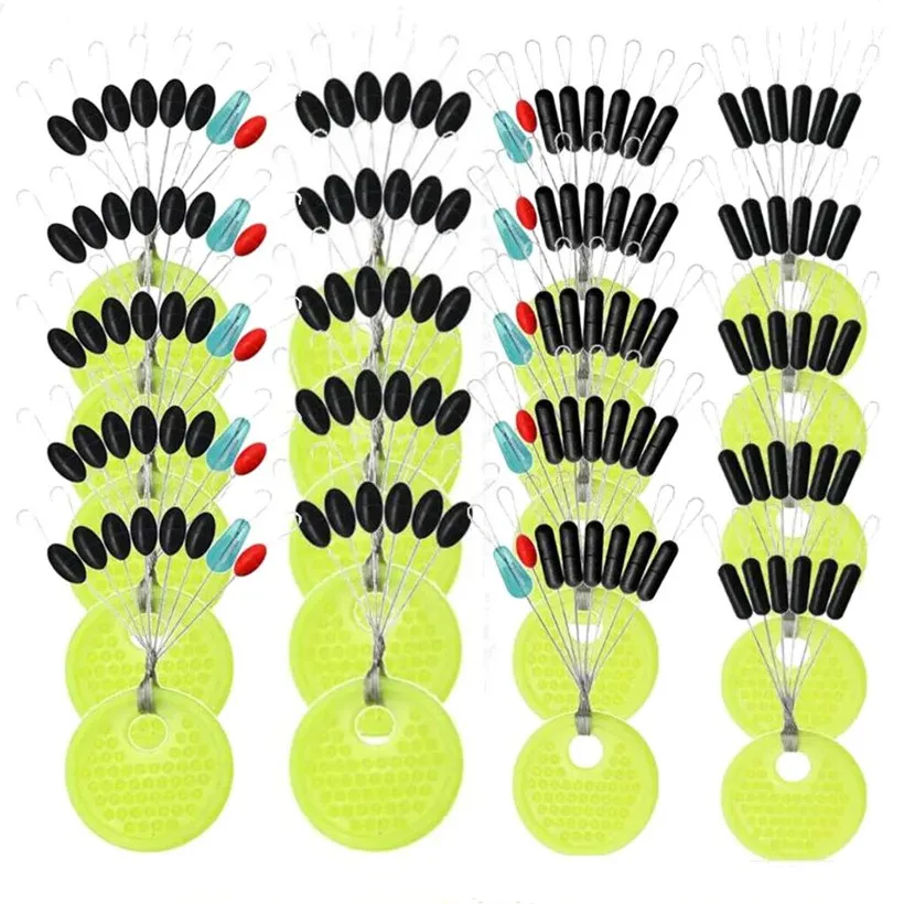 Caña de pescar de goma para carpa, barra Vertical de 60 piezas, 10 grupos de resistencia, no daña el sedal, accesorios de aparejos de pesca - imagen 3