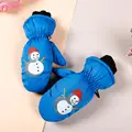 blue snow man