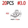20pcs Size 3.0