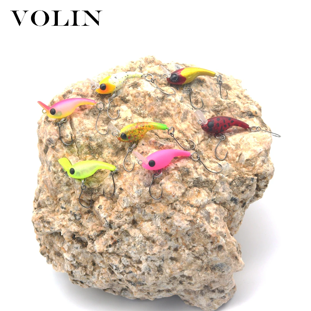 VOLIN-señuelo de pesca para pececillos, cebo Wobblers de plástico duro, 35mm, 2022g, novedad, 2,3 - imagen 4